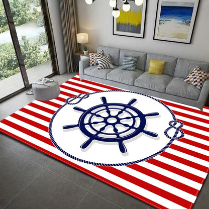 Nautical style rugs kids mats bedroom kitchen     living    bath