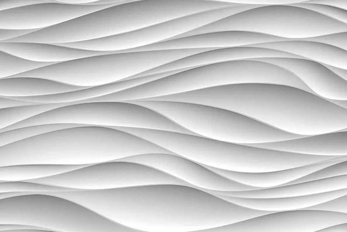 Customize wallpaper any size modern three-dimensional luxury white wave art photo painting living room background wall wallpaper