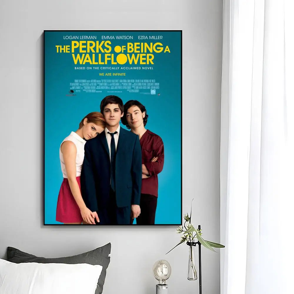 Classic Movie T-The Perks Of Being A Wallflower Poster HD art sticky wall waterproof home bedroom bar aesthetic decoration