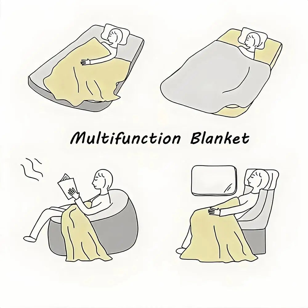 Mr M-Men Little M-Miss Throw Soft Flannel Throw Blanket, Lightweight Breathable Summer Nap Blanket For Home Travel Cozy Decor