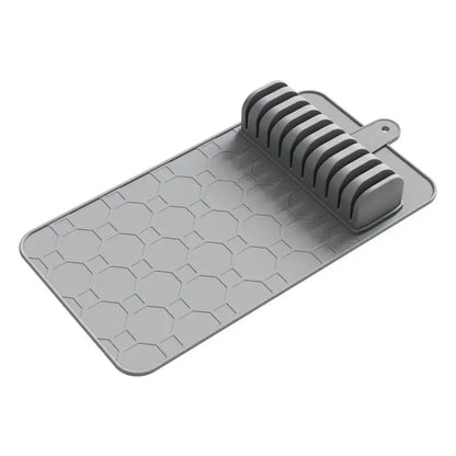 Kitchen Organizer Knife Holder Mat Non Slip Safe Storage for Multiple Knives in Drawer Keep Blades Protected