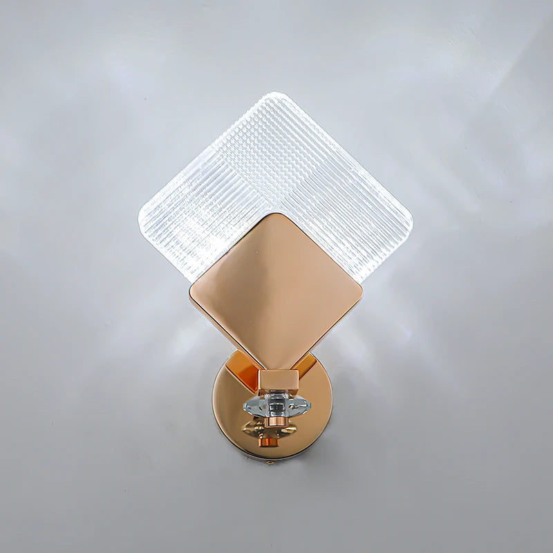 Living Room Background Acrylic Wall Lamp Bedroom New Style Light Luxury Corridor Decoration Bedside Lighting