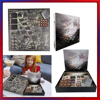 Games Brass Birmingham Board Games Strategy Reasoning Large Board Games Party Board Games Cards Novelty Funny Large Game Toys