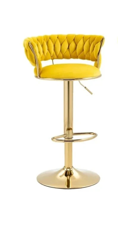 Modern Gold Legs Bar Stools Adjustable Height Italian Minimalist Bar Stools Ergonomic Designer Mama Sandalyesi Kitchen Furniture