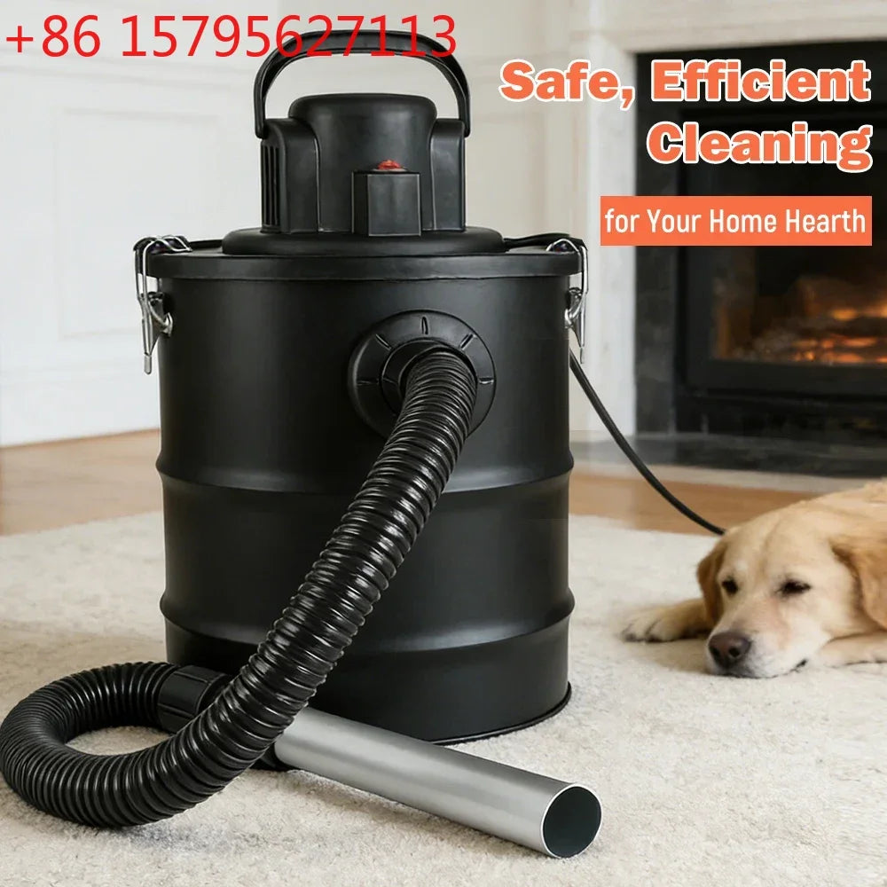 Powerful Indoor Ash Vacuum for Fireplace & Fire Pit Cleaning Safe & Efficient Debris Removal Wood Stove Vacuum Soot Removal Tool