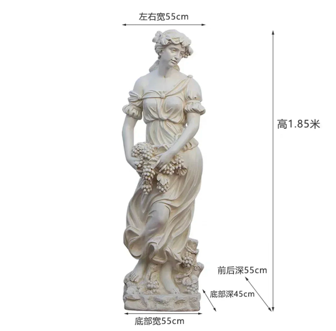 Large fiberglass figure sculpture Four Seasons Goddess Statue Garden Landscape Decoration Floor-standing Decoration