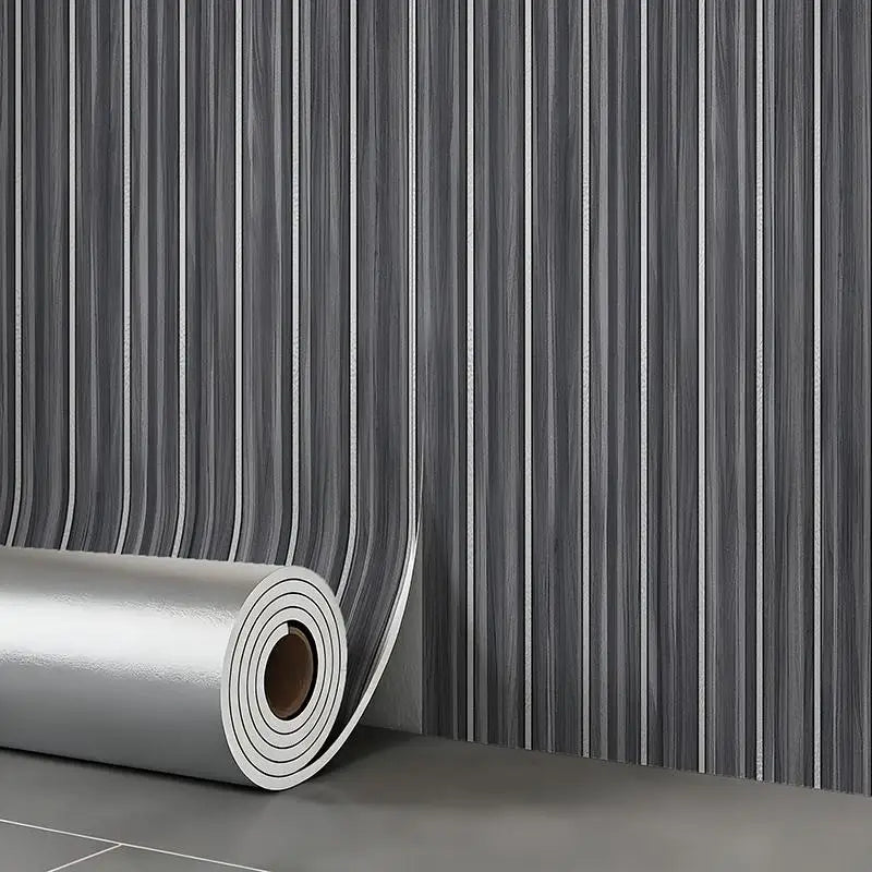 Thick Brown Grid Peel and Stick Wallpaper Faux Plaid Design Waterproof Moisture-Proof for Walls Ceilings Home Decor