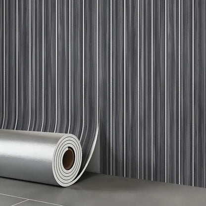 Thick Brown Grid Peel and Stick Wallpaper Faux Plaid Design Waterproof Moisture-Proof for Walls Ceilings Home Decor