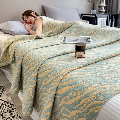 100% Cotton Blanket for Bed Breathable Lightweight Throws Blanket Soft Cozy Home Decoration Large Bed Cover Boho Towel Blankets