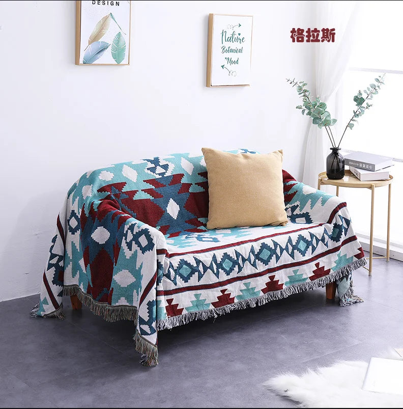 Bohemian Plaid cotton Blanket for Sofa bed Decoration Blankets Camping Picnic Blanket Sofa cover throw Blanket bedspread Decor