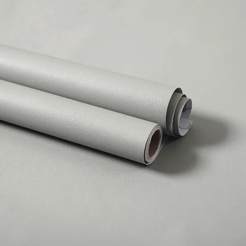 Waterpoof Matte Wallpaper White Grey Black Vinyl Self-Adhesive Stickers for Wall Furniture Livingroom Contact Paper Home Decor