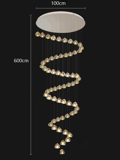 Modern home decoration crystal chandeliers for hall, staircase, indoor lighting fixtures, ceiling lamps, living room exquisite i