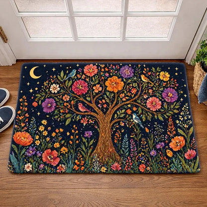 Fantasy Nature Theme Area Rug Dramatic Cliff Detail Artistic Indoor Mat For Housewarming Gift Modern Home Decor Inspiration