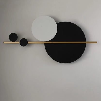 Living Room Wall Lamp Decoration Light Luxury Circular Sofa Background Atmosphere Lighting Simple Modern Nordic Bedroom Lights