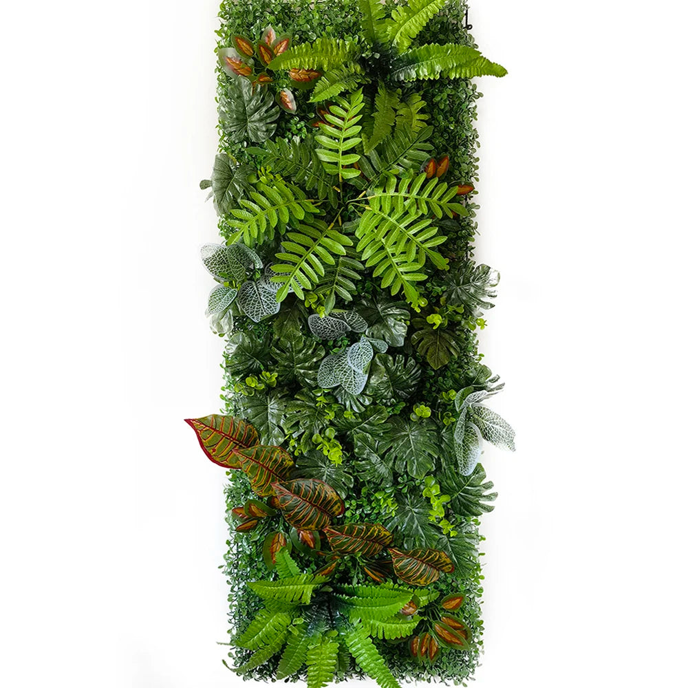 HUA TIAN 40*120CM Artificial Plant Turf Grass Moss Subtropical Plant Decoration Home Fake Wall Panel Lawn Garden Decoration
