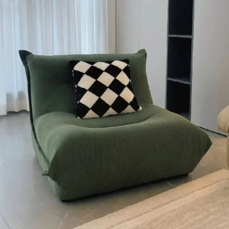 Sponge Filling Living Room Single Small Sofa Bedroom Detachable Washable Creative Simple Portable Interior Sofas Home Decor
