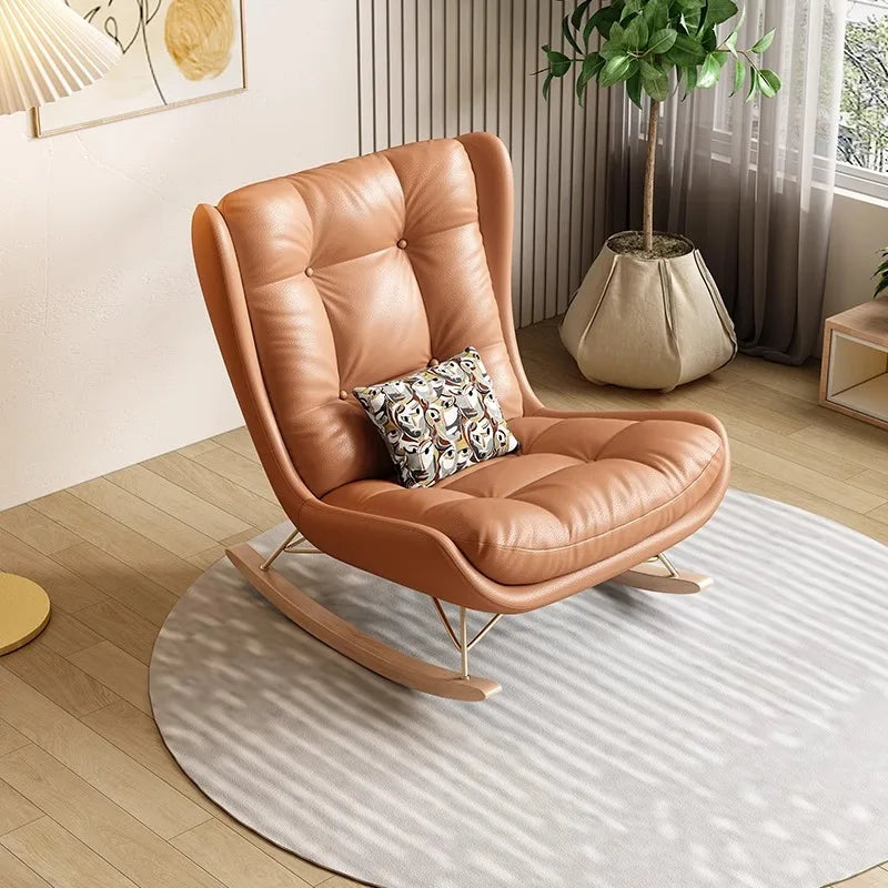 Modern Luxury Nordic Living Room Large Rocking  Lounge Sofa Adults Lazy Reclining Relax Reading Magical Padded Furniture 2024