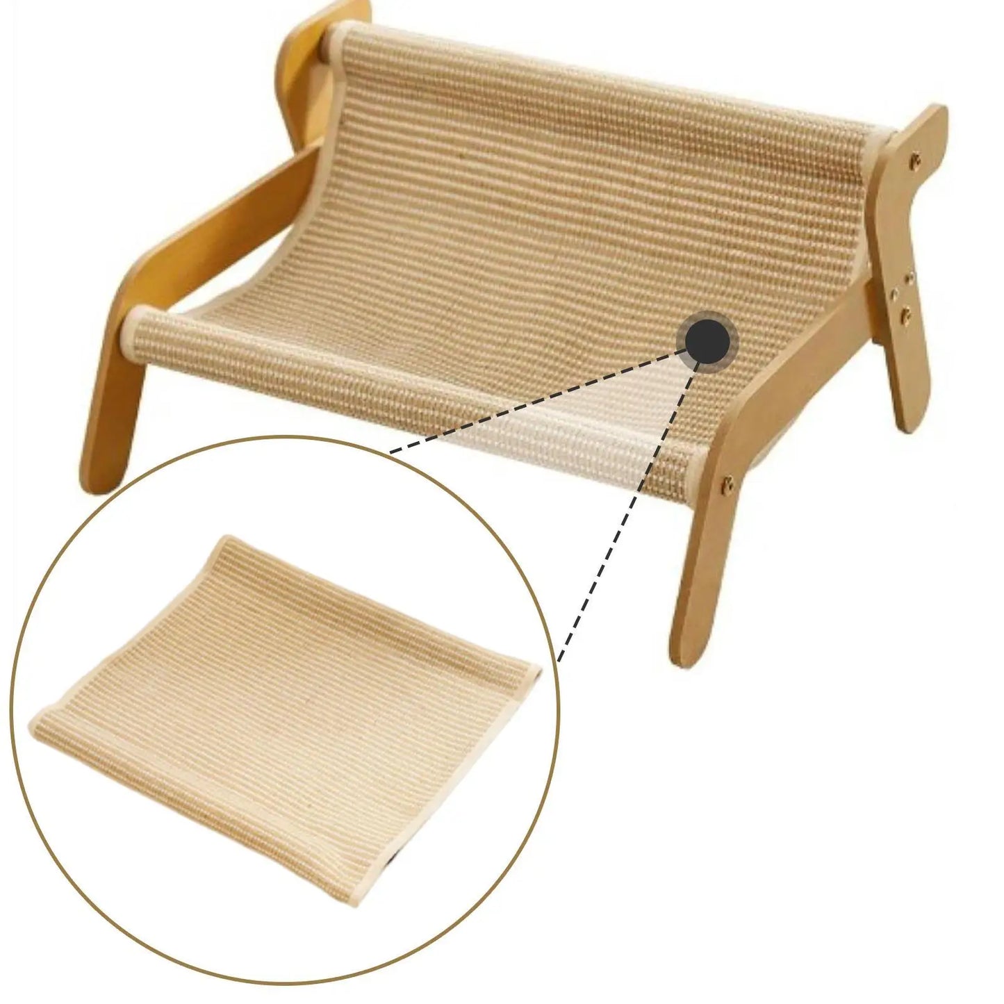 Cat Bed Replacement Cover Cushion Rug Mattress Replacement Mat Accessories for Cats Elevated Bed Pet Cot Furniture Cage Kennel