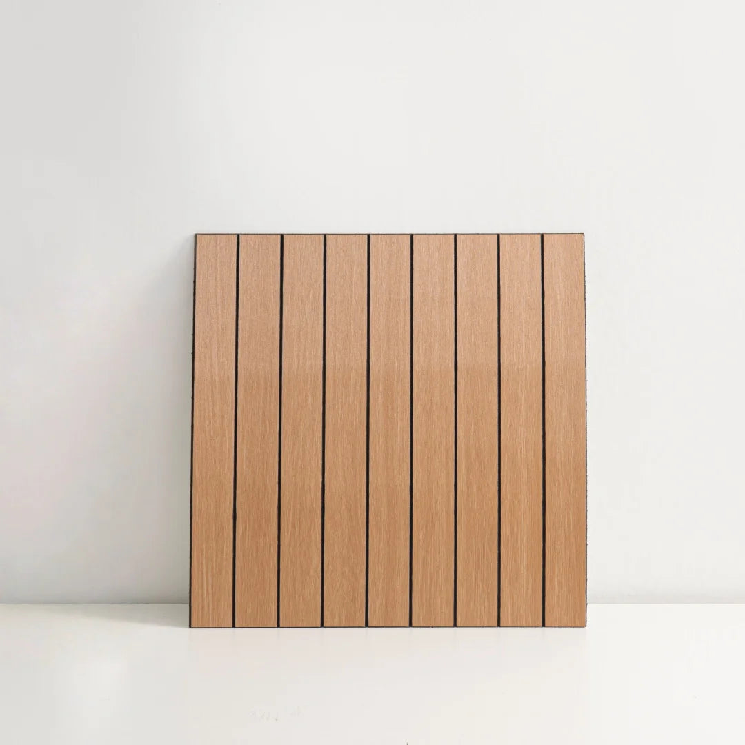 40x40cm Imitation Wood Grille Strip Wall Panel Living Room Bedroom Decoration Waterproof Self-adhesive Ugly Covering Wallpaper