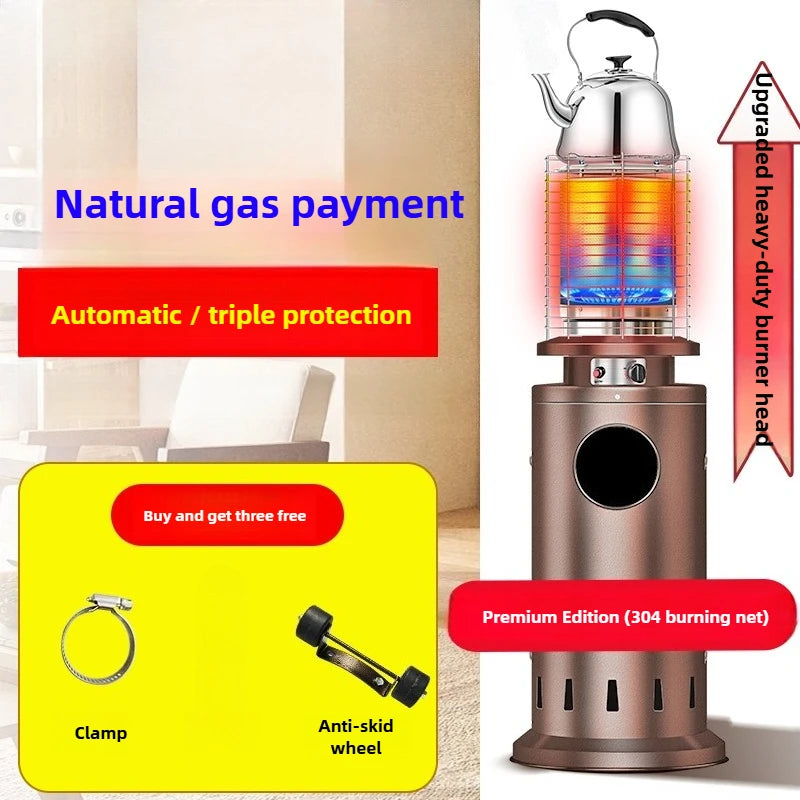 Commercial Gas Heater Outdoor LPG Heating Furnace for Home Natural Gas Fire Boiling Water Stove
