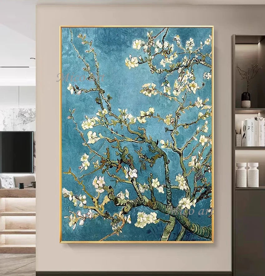 Modern 100% Hand Painted Sunflower Oil Painting Reproduction Canvas Wall Art Unframed Paintings Wall Picture Artwork Van Gogh