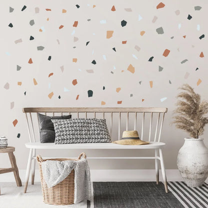 Marble Wall Sticker for Living Room Bedroom Wall Decals Kids Room Decor Murals Wallpaper Terrazzo Background Wall Decor Sticker