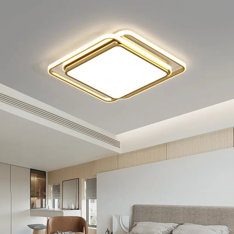 Living Room LED Ceiling Lamp Modern Simple Bedroom Room Dining Light Nordic Lustre Home Decor Interior Lighting Kids Chandelier