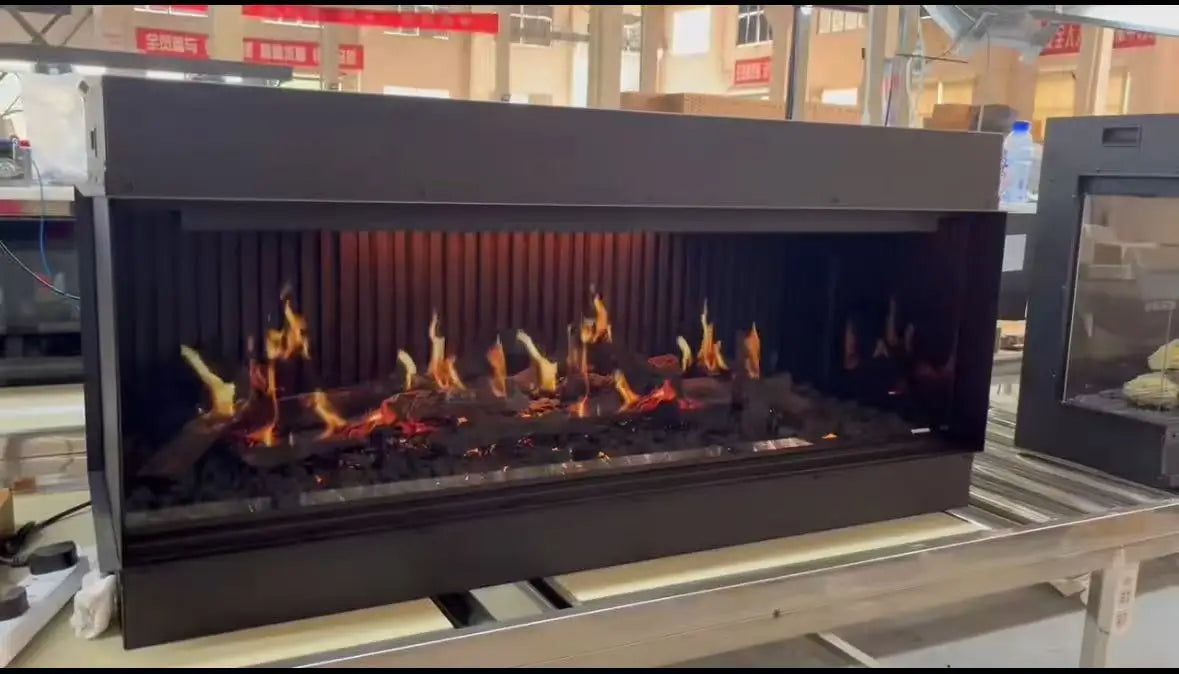 Fireplace Insert 600/750/900/1100/1300mmm Super Modern Living Remote Control Frame Bioethanol Smokeless Gas