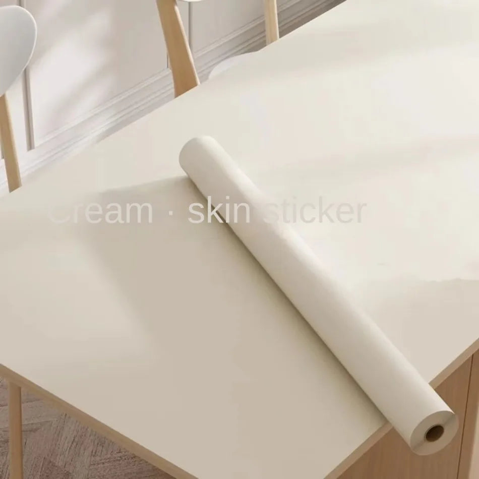 Baby Skin Sensation Thick Self Adhesive Waterproof PVC Wallpaper Muebles Furniture Kitchen Cabinets Armoire Oil Proof Stickers