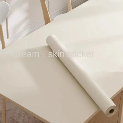 Baby Skin Sensation Thick Self Adhesive Waterproof PVC Wallpaper Muebles Furniture Kitchen Cabinets Armoire Oil Proof Stickers