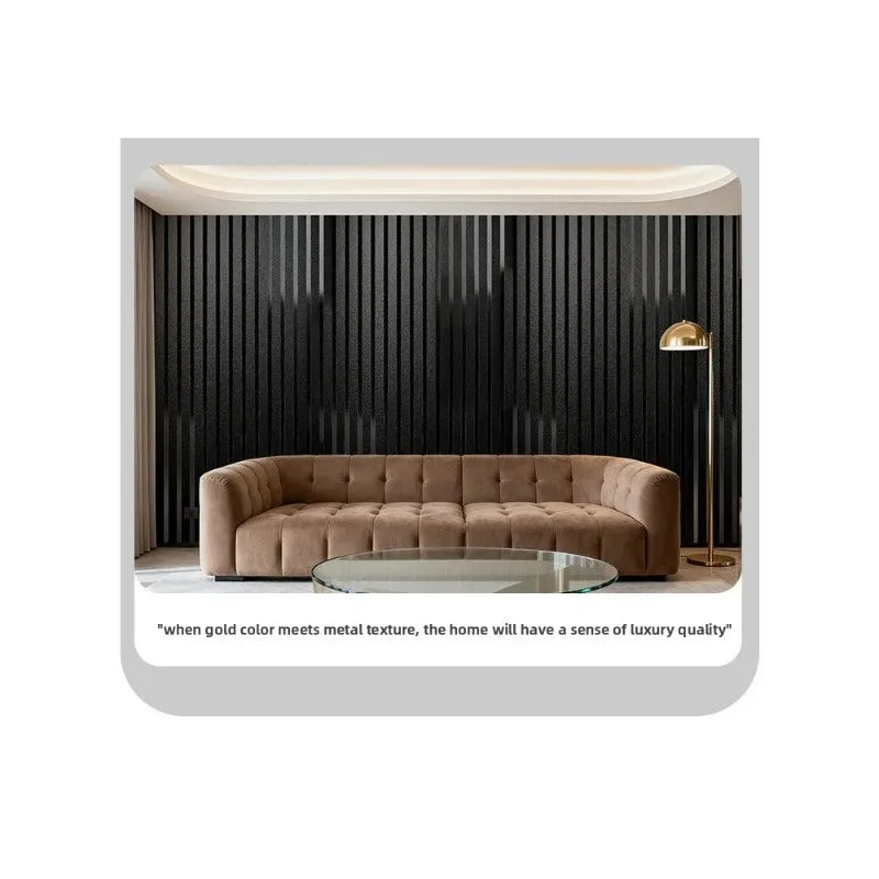 40cm*3m Self-Adhesive Wallpaper Roll Modern Brick Pattern Metallic Look for TV Wall Art Decor Easy Install Removable for Home