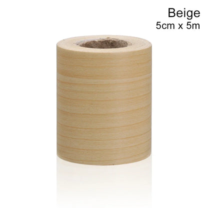 Self-adhesive PVC Waterproof Wood Waist Line Wallpaper Skirting Line Wall Border Stickers Home Decor