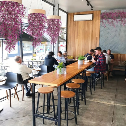 1pc Artificial Hanging Wisteria Flowers - UV Resistant Faux Plants for Home,  Parties - Versatile Indoor & Outdoor Decorations