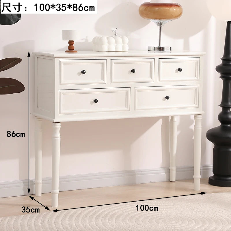 Unique Rustic Console Table Industrial Storage Retro French Console Table Aesthetic Trendy Tavolo Consolle Room Furniture