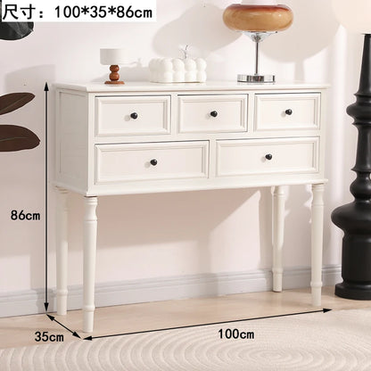 Unique Rustic Console Table Industrial Storage Retro French Console Table Aesthetic Trendy Tavolo Consolle Room Furniture
