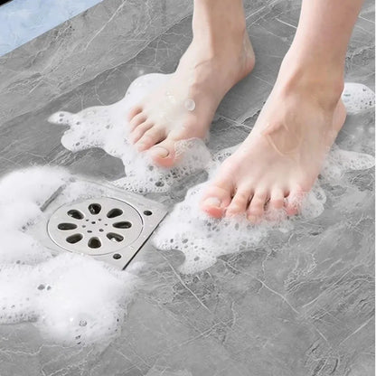 Imitation Marble Floor Tiles Waterproof Peel and Stick Self-Adhesive Wallpaper Wear-Resistant Non-Slip Decorative Floor Stickers