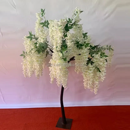 Custom Outdoor Indoor Decoration Green Plant Realistic Olive 6.5ft 8ft 10ft Artificial Olive Tree for Hotel Event Garden