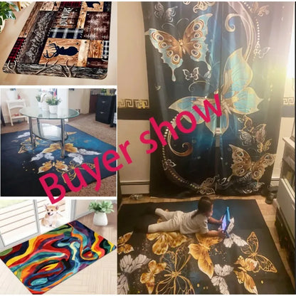 Race Track Play Rug Kids Playroom Kilim Base Racetrack Room Rug Non-Slip Car Play Mat Living Room Bedroom Home Decor Carpet