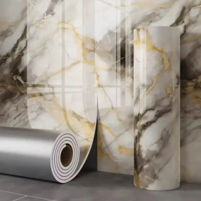 Thick foam marble wallpaper 1 roll waterproof and antifouling wall sticker self-adhesive wallpaper for bedroom and living room
