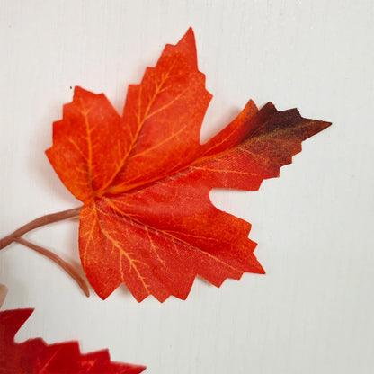 Artificial Maple Leaf Tree 145CM Large Indoor and Outdoor Decorative Potted Plant for Home Living Room and Garden Decoration