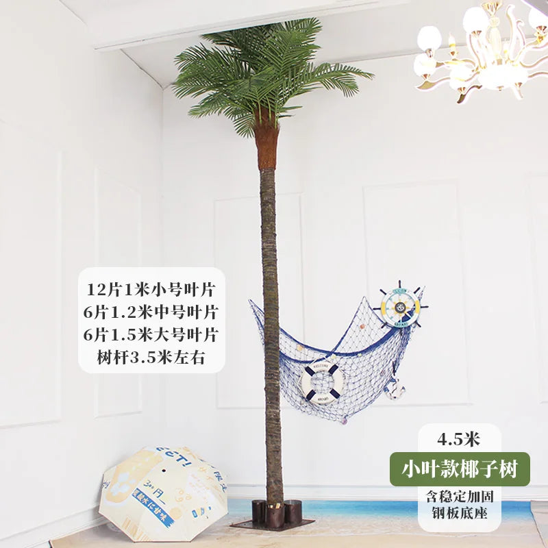 large artificial coconut tree indoor and outdoor decorative plant hotel floor palm tree