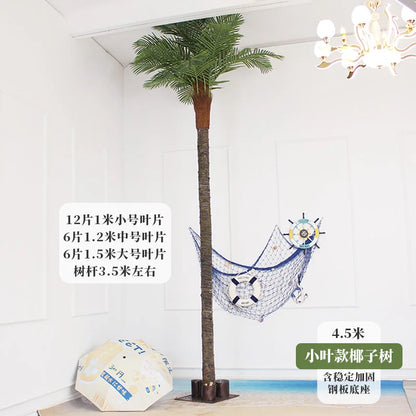 large artificial coconut tree indoor and outdoor decorative plant hotel floor palm tree