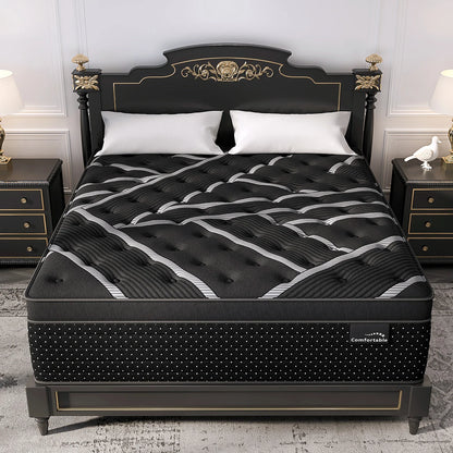 12/14inch Hybrid Gel Memory Foam Mattress with Pocket Spring Medium Firm Motion Isolation Twin Full Queen King Mattress in a Box