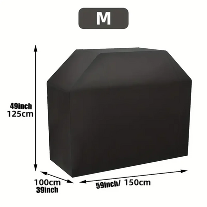 BBQ Grill Barbeque Cover  Anti-Dust Waterproof Weber Heavy Duty Charbroil BBQ Cover Outdoor Rain Protective Barbecue Cover