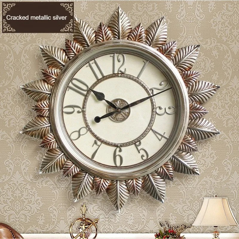 American Style Wall Clock Living Room Home Decor Creative Clock Modern Minimalist Wall Clock
