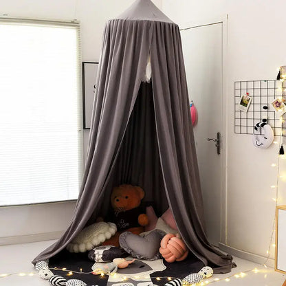 Dome Bed Curtain Children's Windscreen Crib Surround Bed Head Decoration Shading Mosquito Net Bed Tent Large Size Castle Game