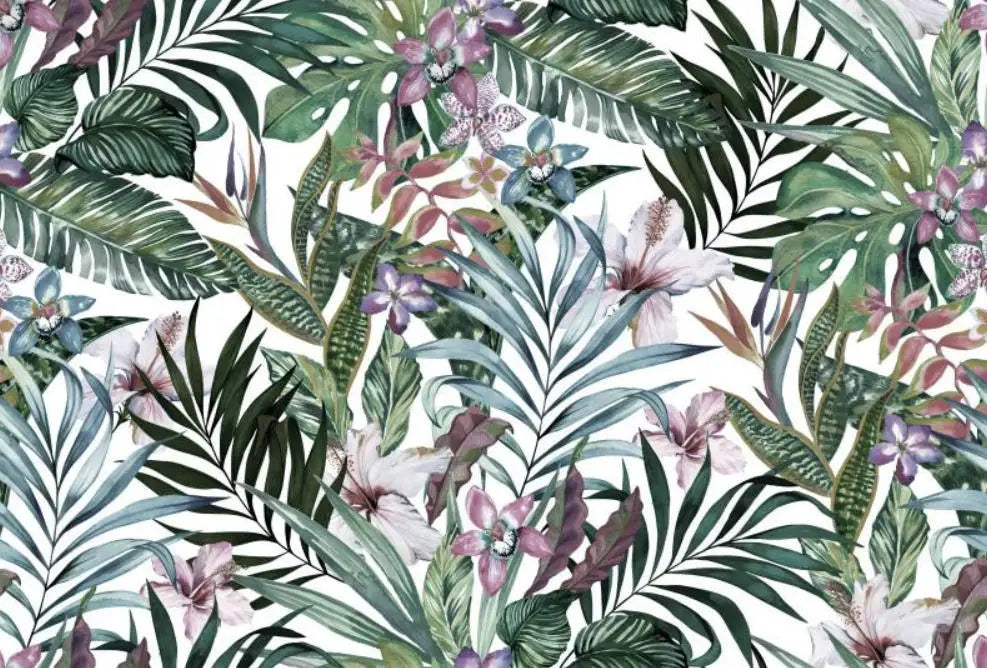 Custom Wallpaper European Style Retro Plants Flowers Forests Hummingbird Mural Bedroom Living Room Background Wall Wallpaper