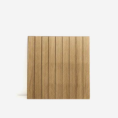 40x40cm Imitation Wood Grille Strip Wall Panel Living Room Bedroom Decoration Waterproof Self-adhesive Ugly Covering Wallpaper