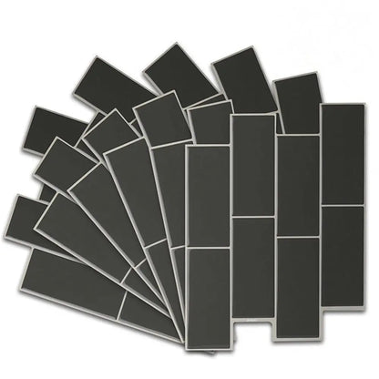 3D Grey Brick Durable DIY Wall Sticker Waterproof Removable Home Decor Grey Brick 3D Wallpaper Kitchen