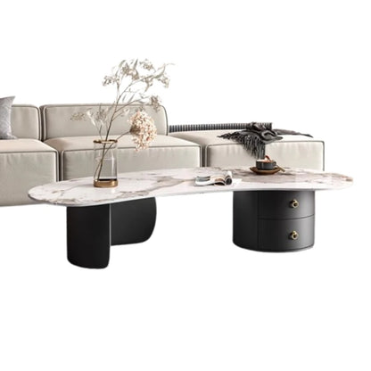Irregular Modern Coffee Table Accessories Black Small Outdoor Coffee Tables Living Room Drawers Table Basse De Salon Home Decor